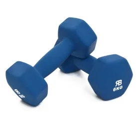 6KG PAIR NEOPRENE HEX DUMBELL SET