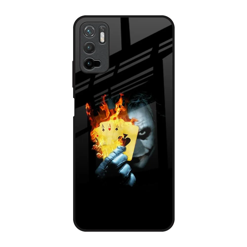 AAA Joker Glass Case for Redmi Note 10T 5G