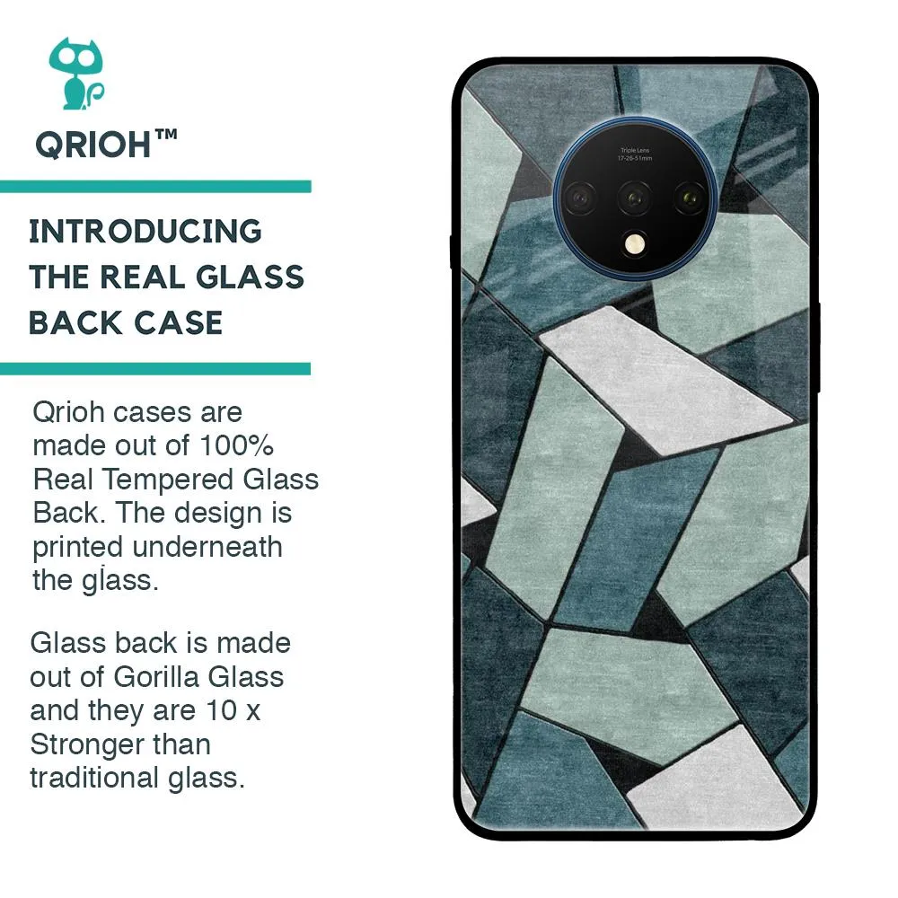 Abstact Tiles Glass Case for OnePlus 7T