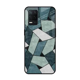 Abstact Tiles Glass Case for Realme 8 5G