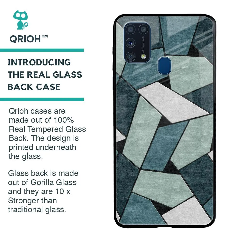 Abstact Tiles Glass Case for Samsung Galaxy M31 Prime