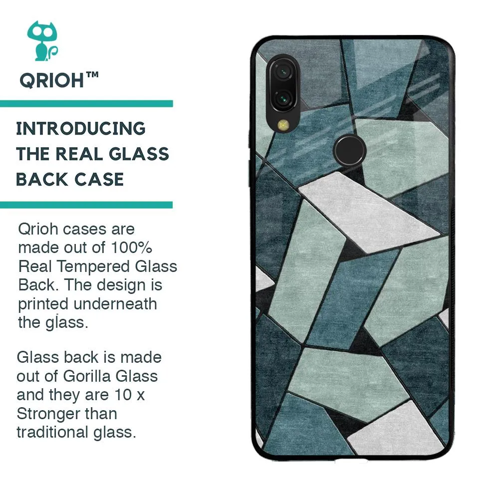 Abstact Tiles Glass Case for Xiaomi Redmi Note 7S