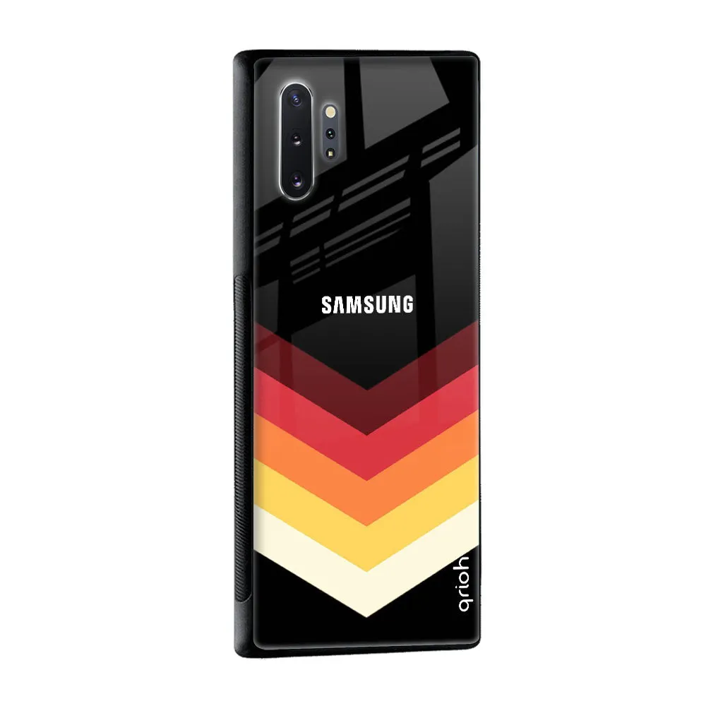 Abstract Arrow Pattern Glass Case For Samsung Galaxy Note 20 Ultra