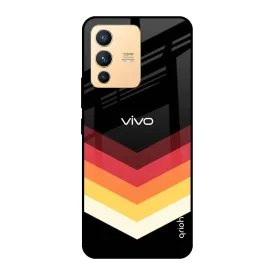 Abstract Arrow Pattern Glass Case For Vivo V23 5G