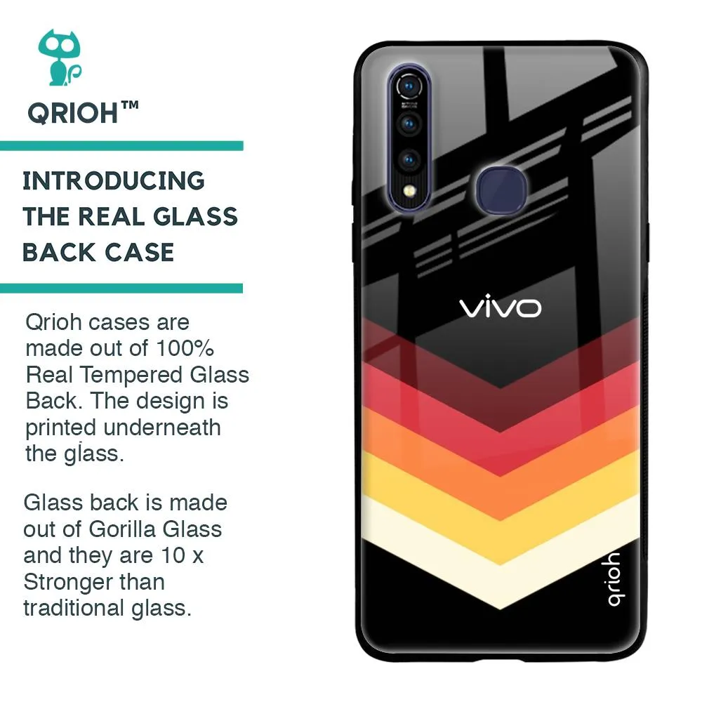 Abstract Arrow Pattern Glass Case For Vivo Z1 Pro