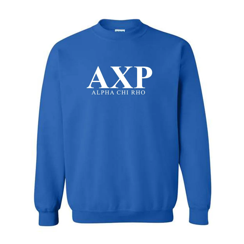 Alpha Chi Rho Greek Letters Sweatshirt