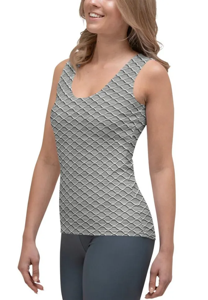 Anti Cellulite Pattern Tank Top