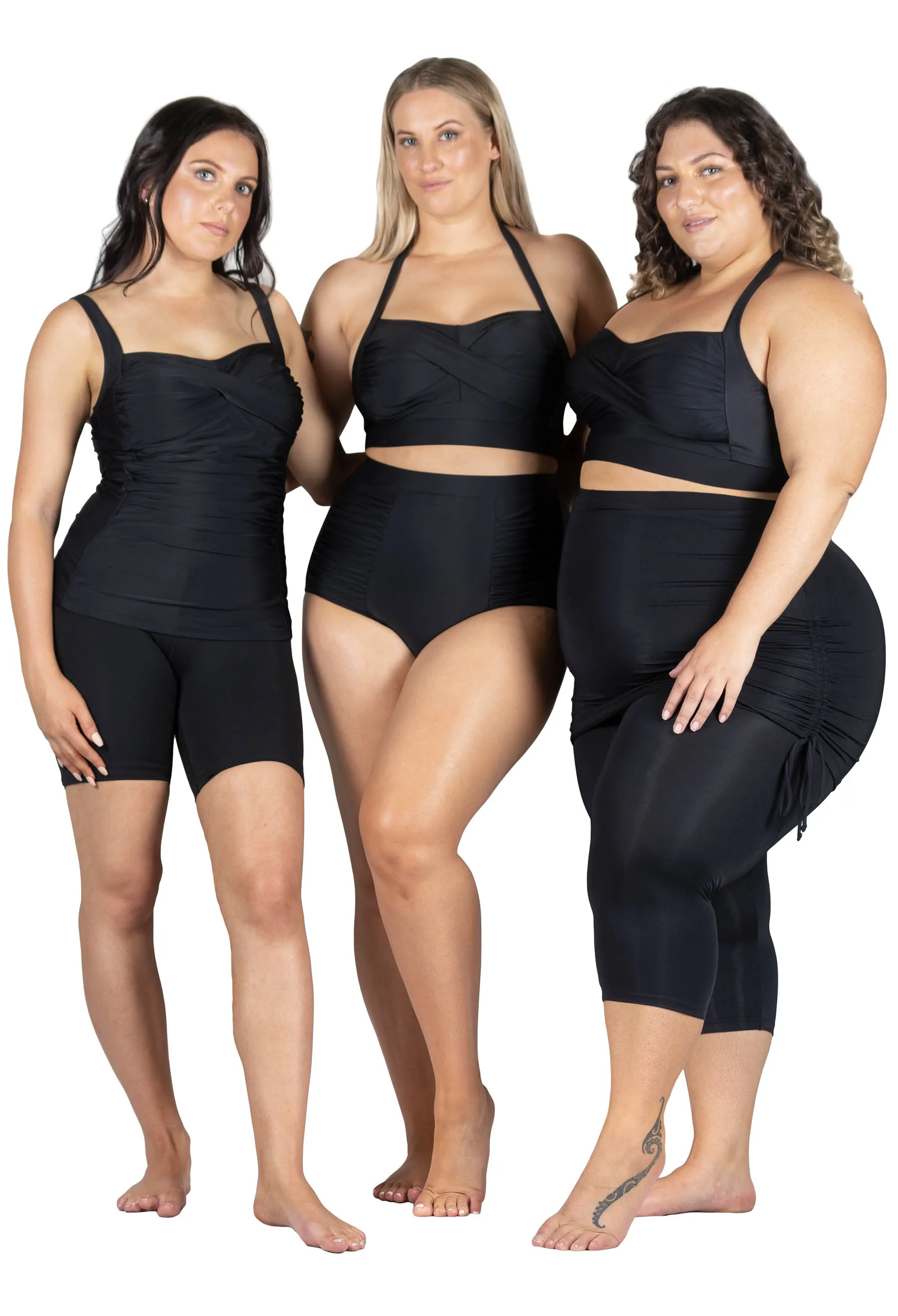 Anti Chafing Swim Tights with Skirt