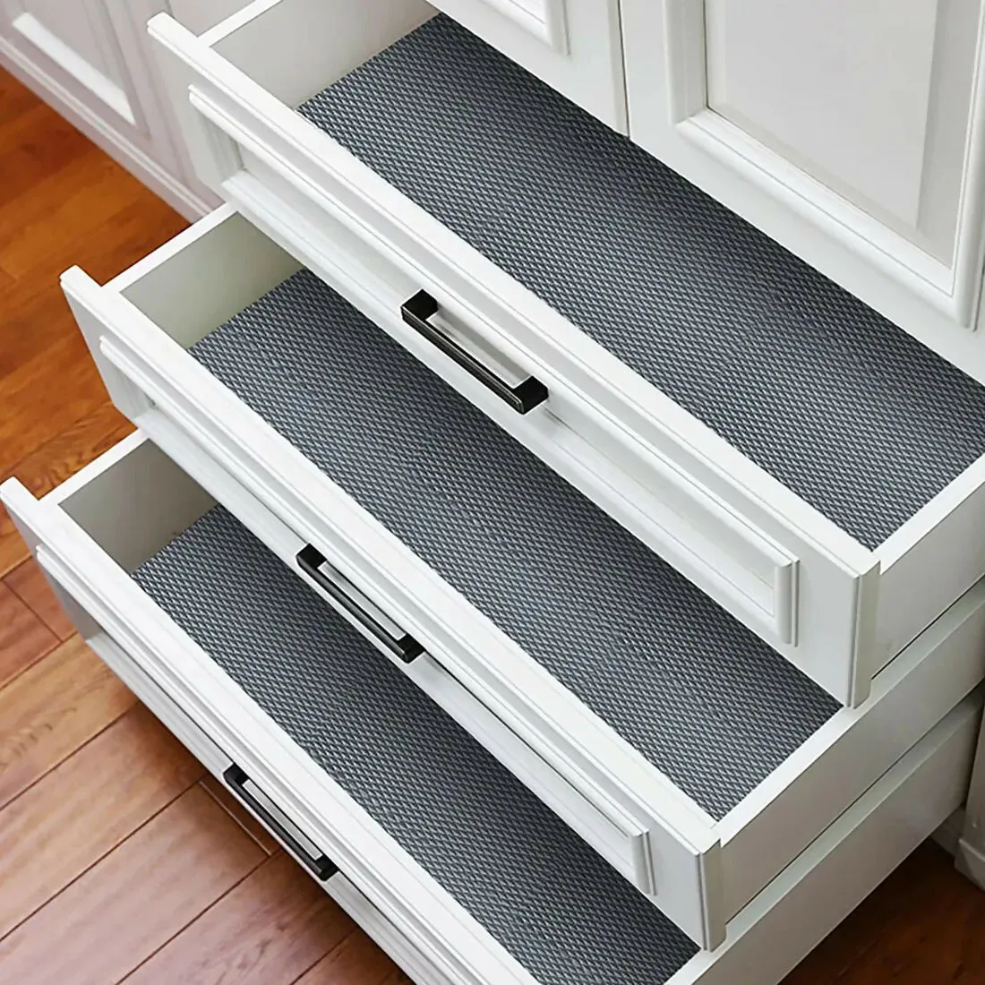 Anti-Slip Bathroom Kitchen Cabinet Drawer Shelf Mat Liner Sheets Roll - (45* 3MTR)