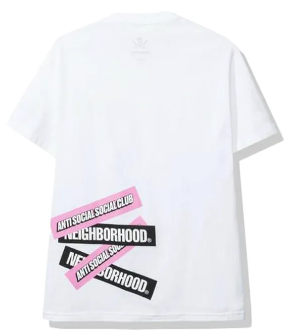 Anti Social Social Club x Neighborhood Stuck On You Tee White