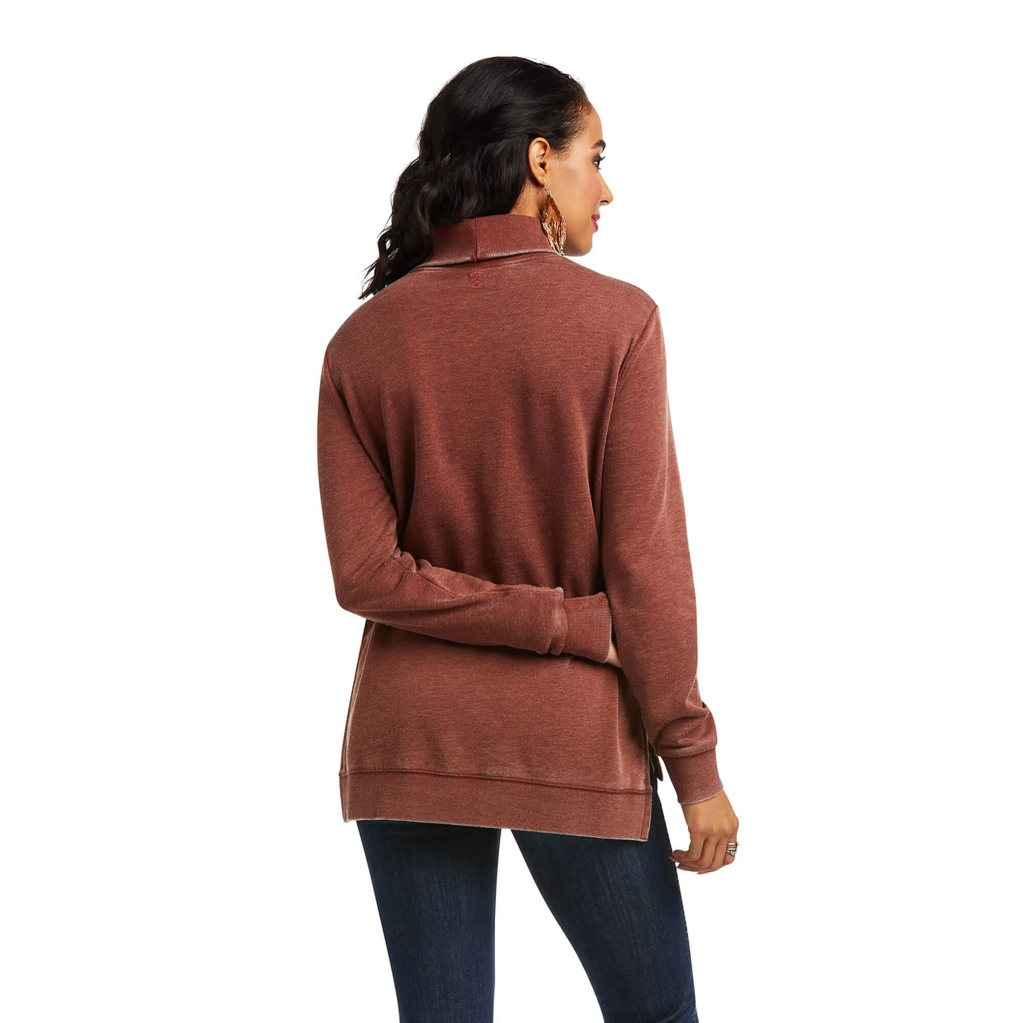 Ariat Women's Cha Cha Slide Cherry Mahogany Sweatshirt 10038058