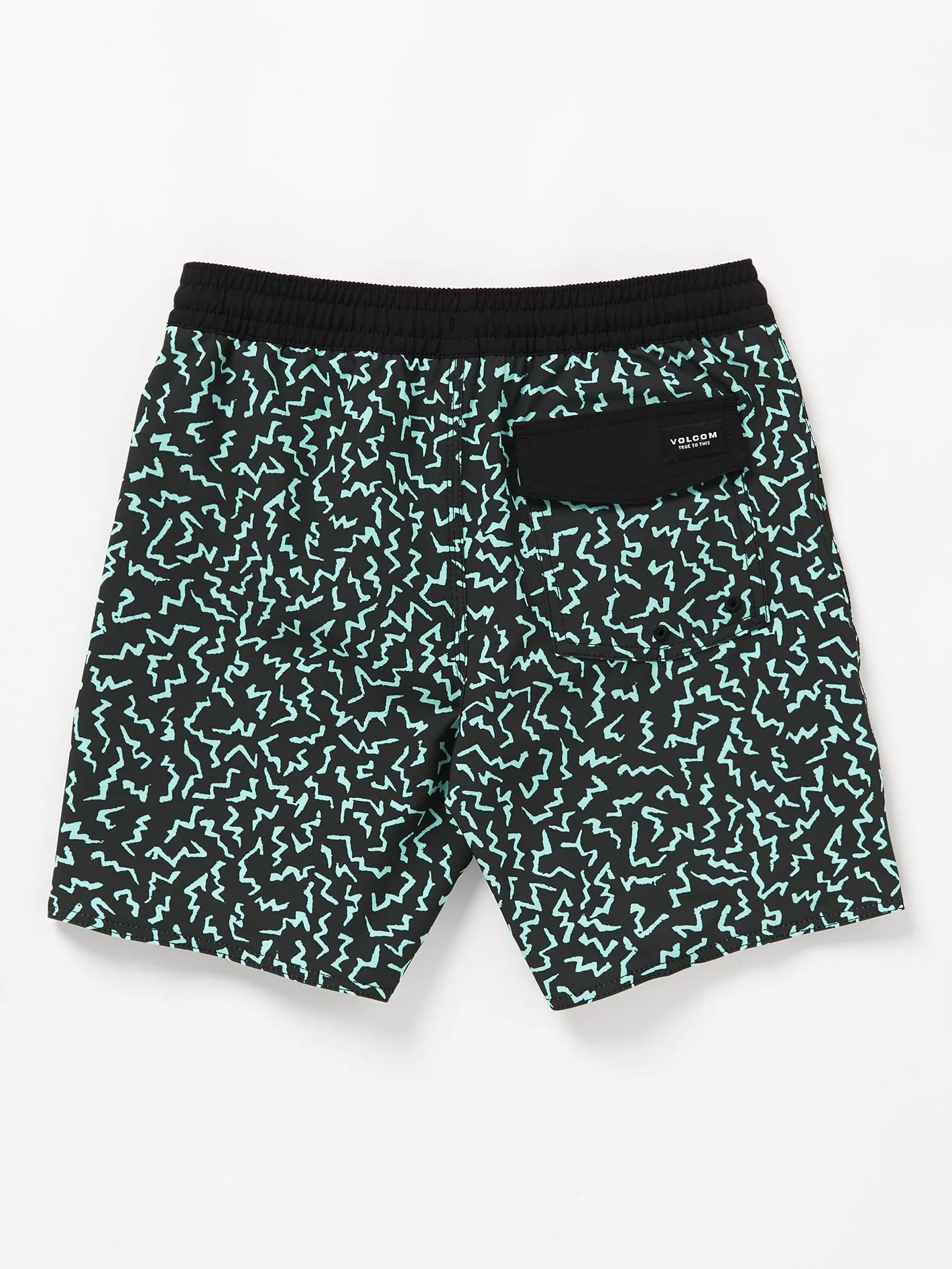 Asphalt Beach Trunk 15" Boardshort - BLACK - (KIDS)