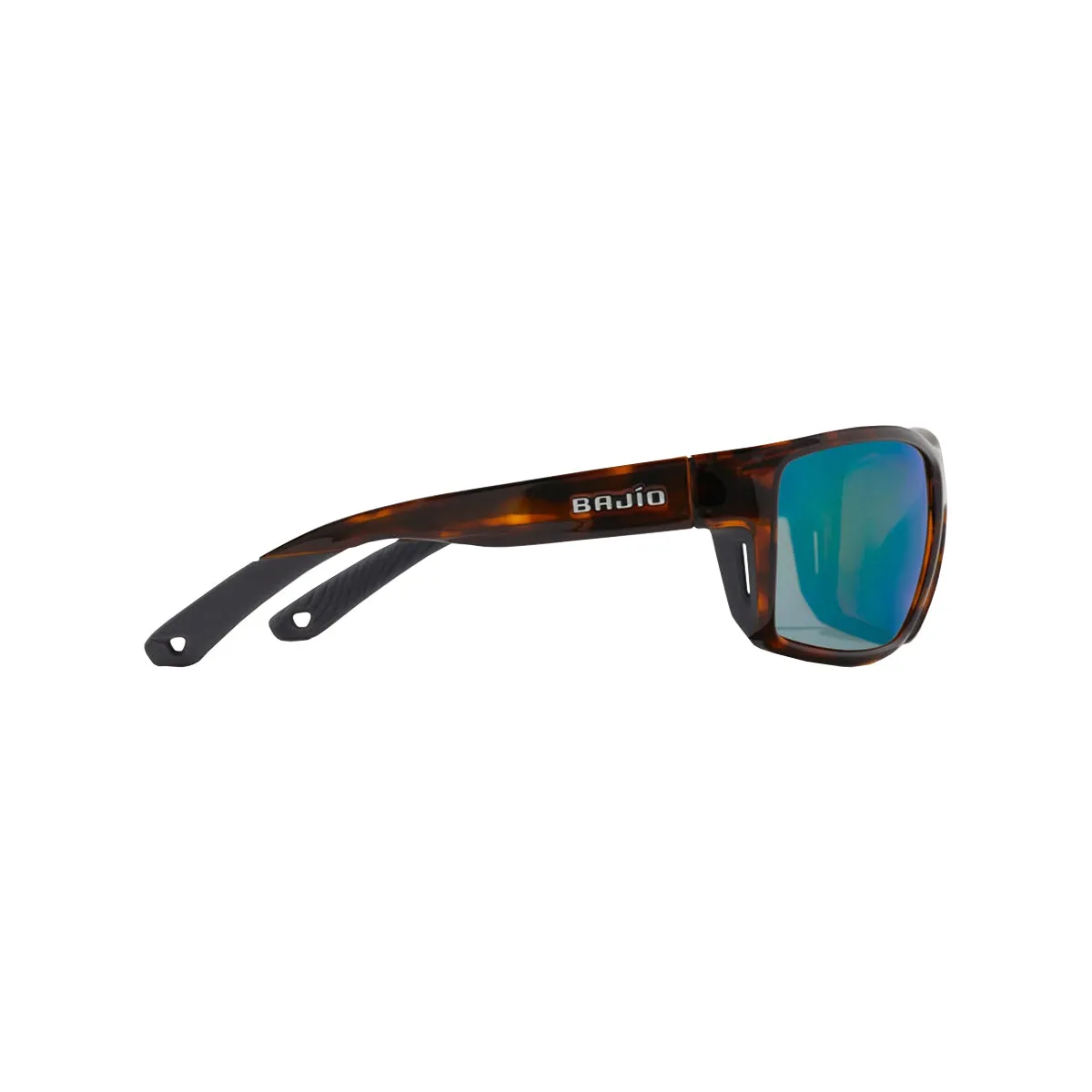 Bajio Sunglasses Bales Beach Dark Tortoise Permit Green Mirror