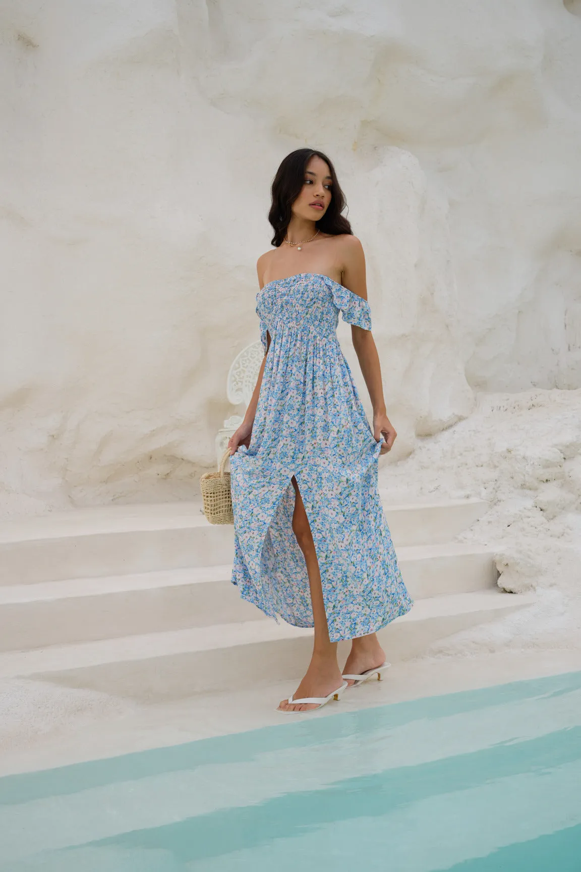 Be The Sunshine Off Shoulder Dress