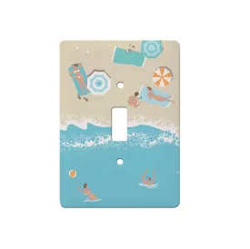 Beach Bound Ceramic Switch Plate