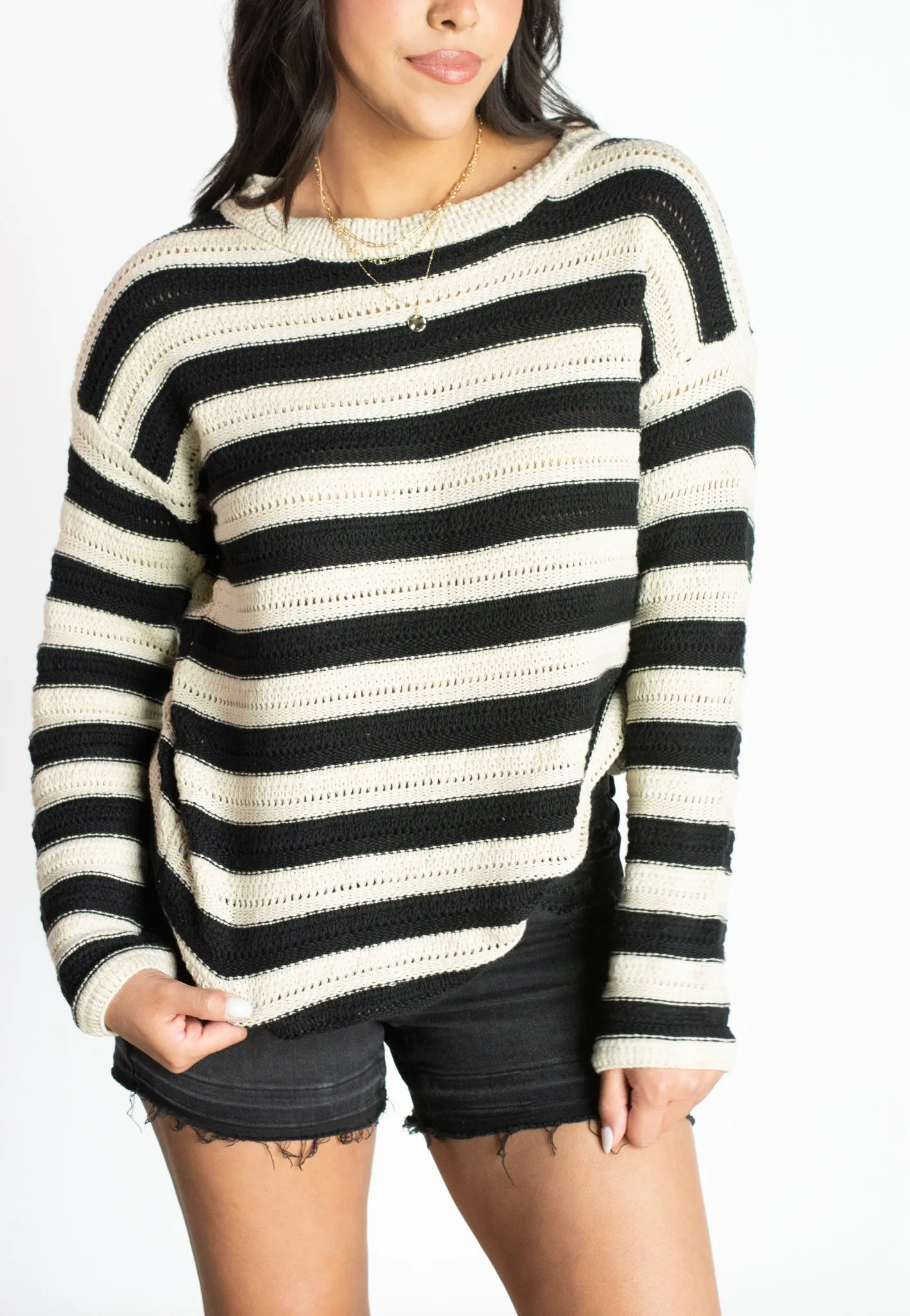 Belong Together Striped Sweater