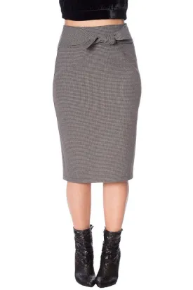 Betty Tie Front Pencil Skirt