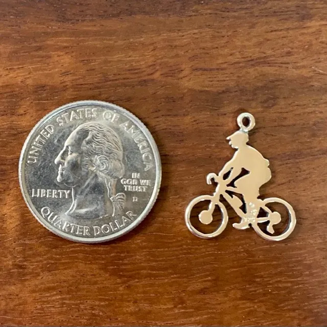 Bicyclist Charm