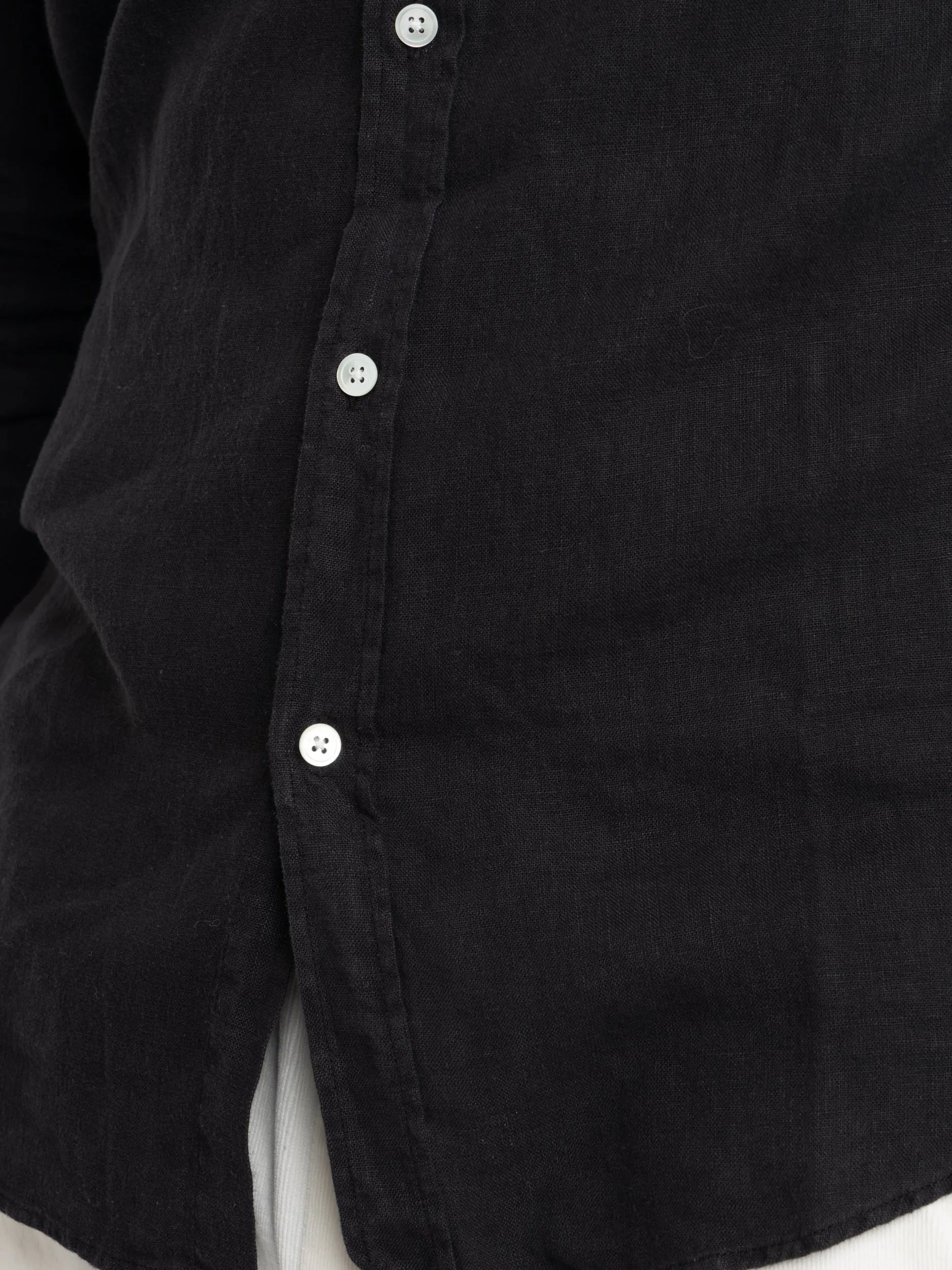 Black Linen Shirt