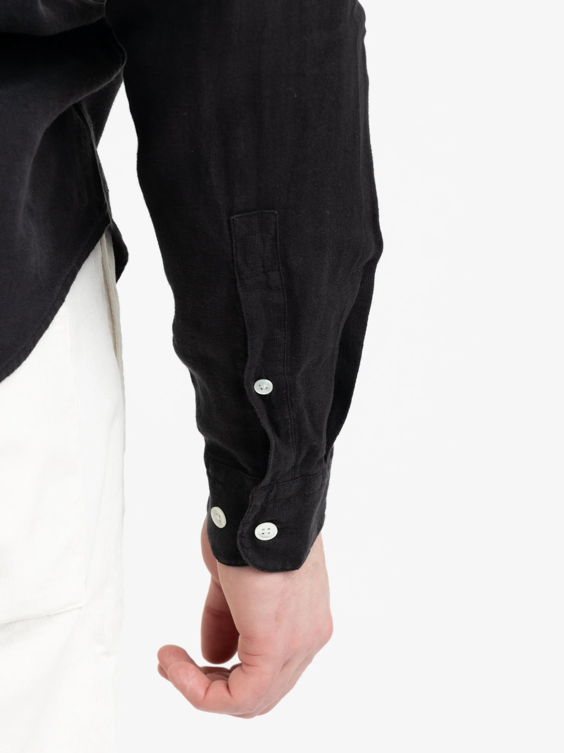 Black Linen Shirt