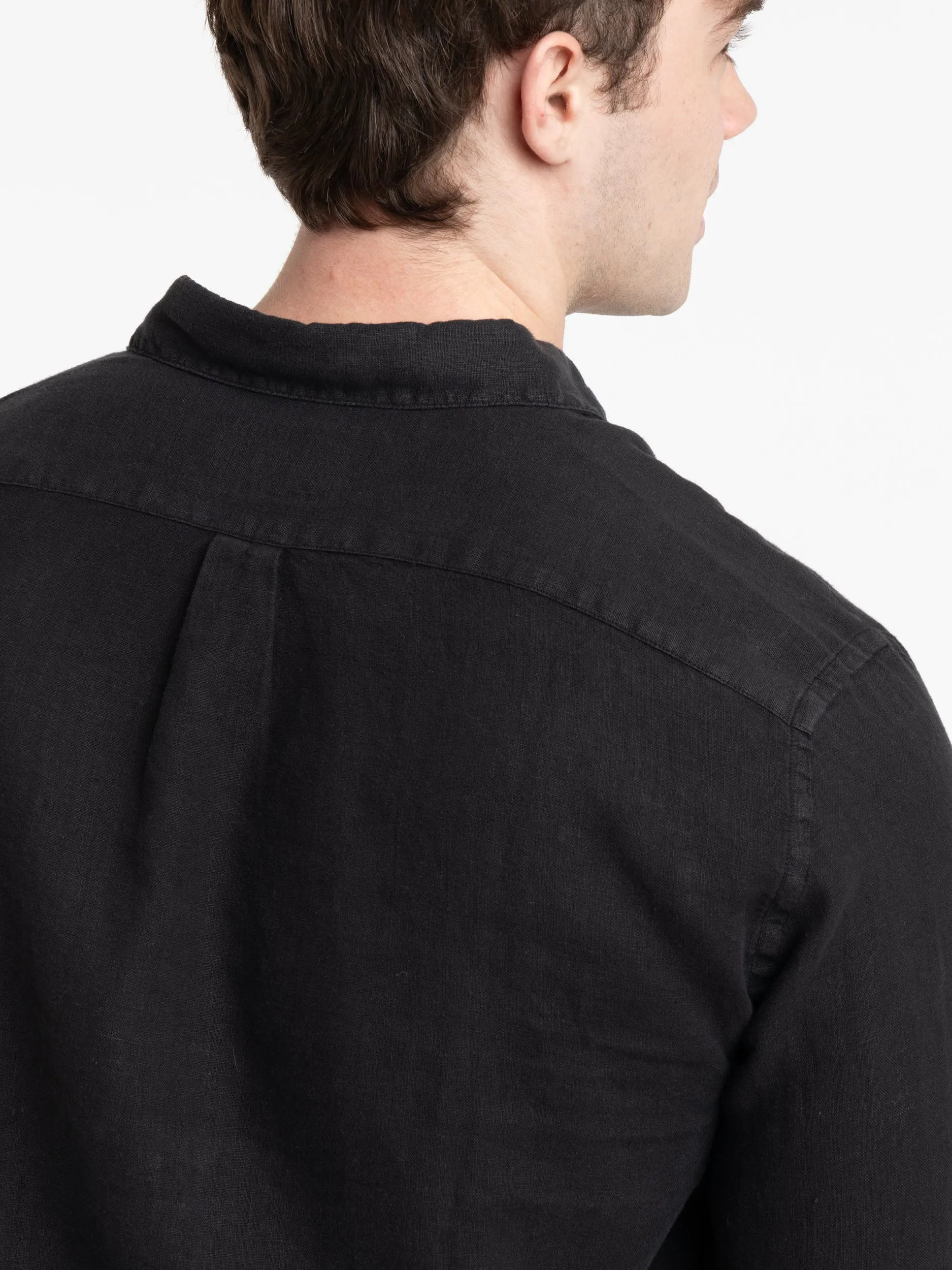 Black Linen Shirt