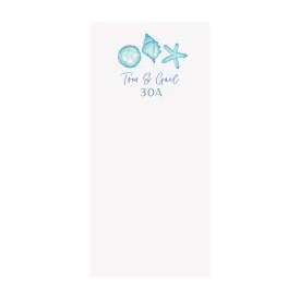 Blue Shells Notepad- Personalized