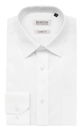 Boston Liberty Classic Fit White Shirt