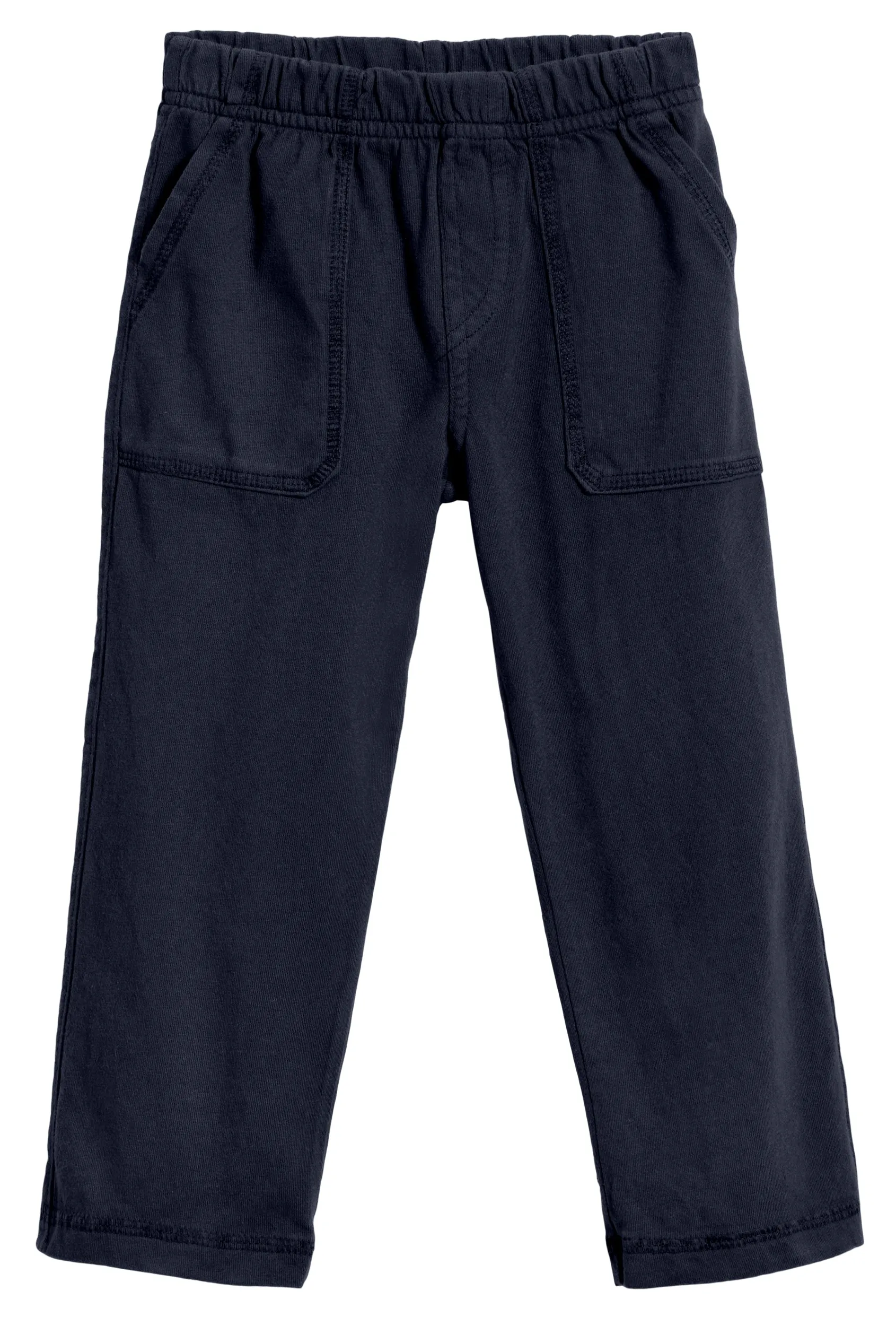 Boys Soft Cotton 3-Pocket Jersey Pants - UPF 50  | Dark Navy Blue