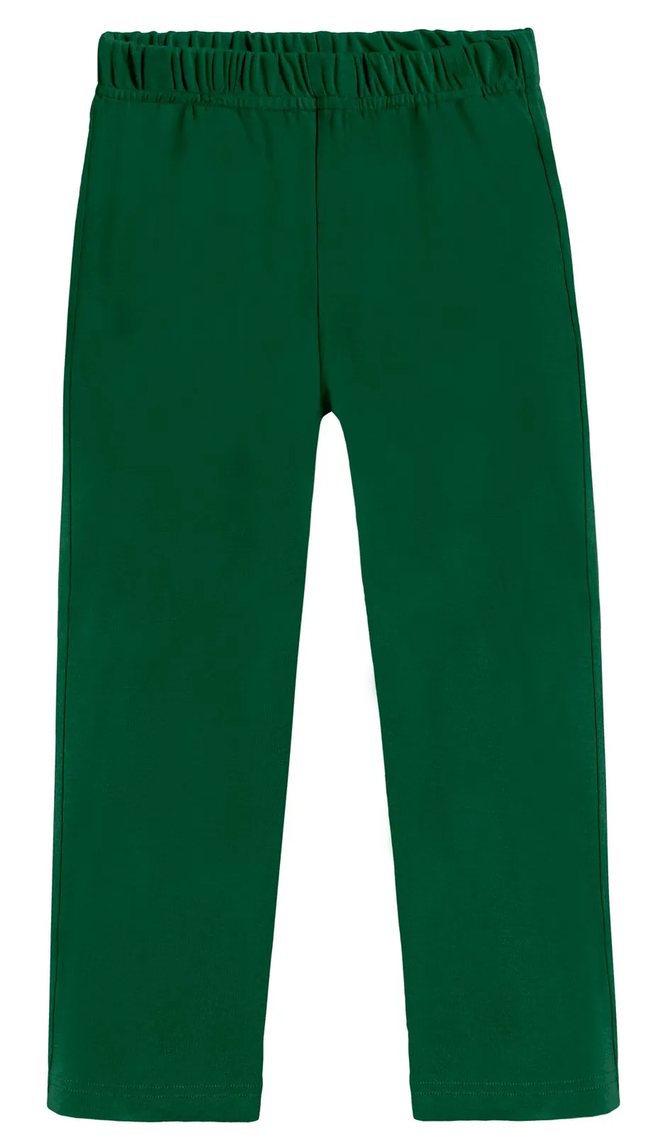 Boys Soft Cotton Athletic Pants - UPF 50  | Forest Green