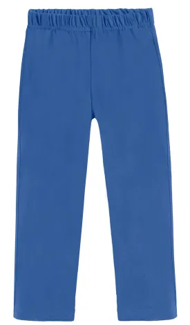 Boys Soft Cotton Athletic Pants - UPF 50  | Smurf