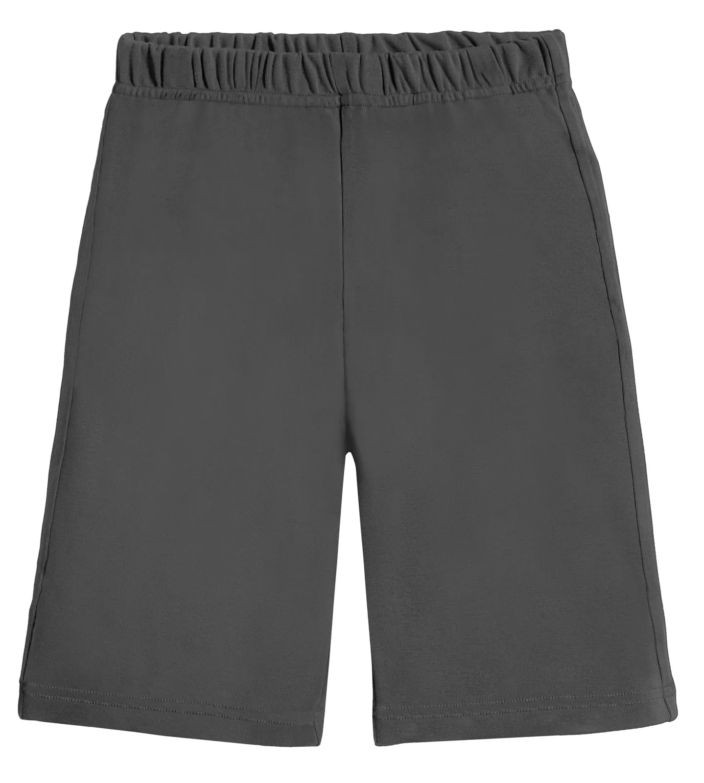 Boys Soft Cotton Athletic Short - UPF 50   | Charcoal