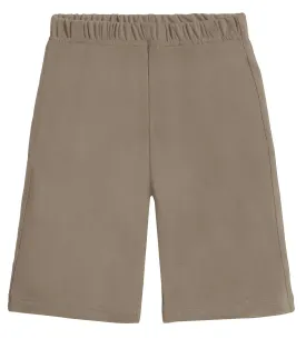 Boys Soft Cotton Athletic Short - UPF 50   | Dark Khaki