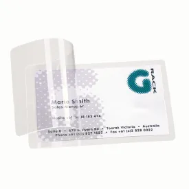 Business Card Self Laminating Pack