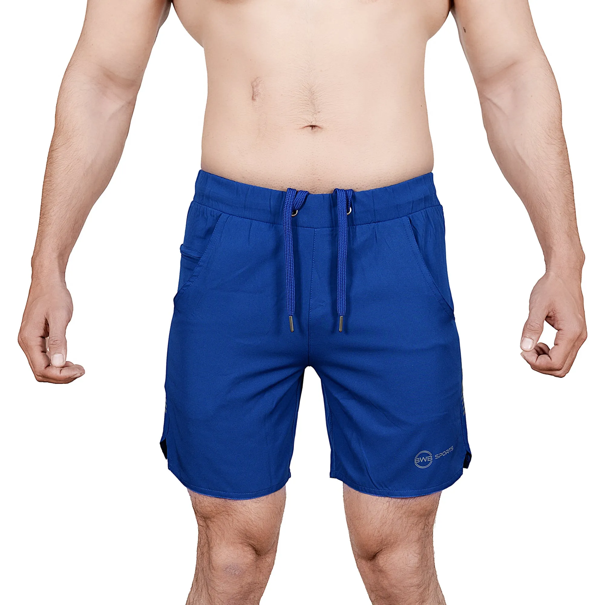 BWB Men's Royal Blue Sports Shorts