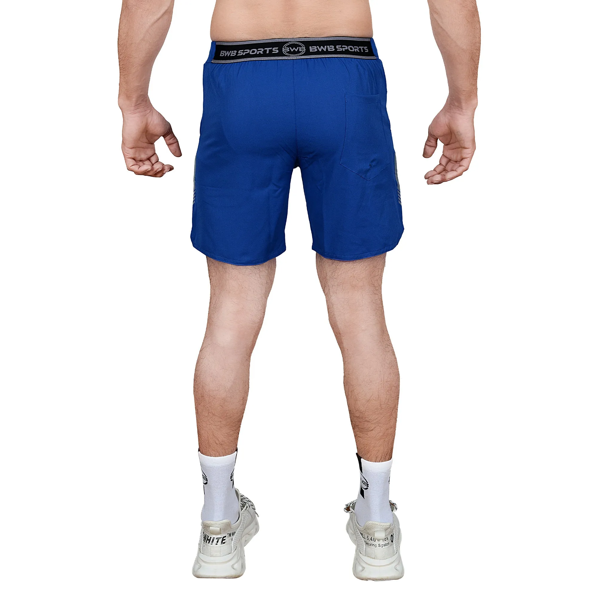 BWB Men's Royal Blue Sports Shorts