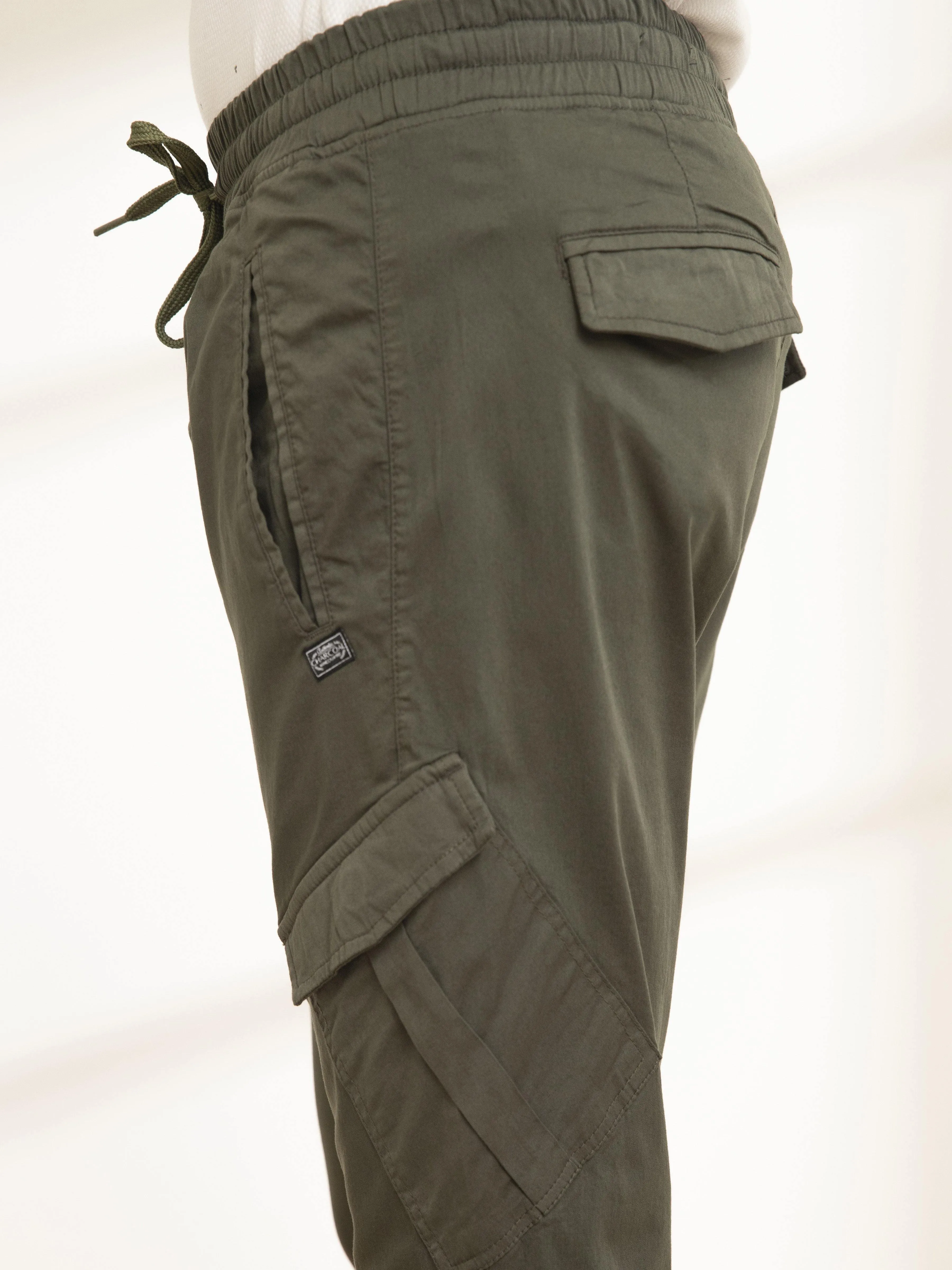 CARGO JOGGER TROUSER DARK GREEN