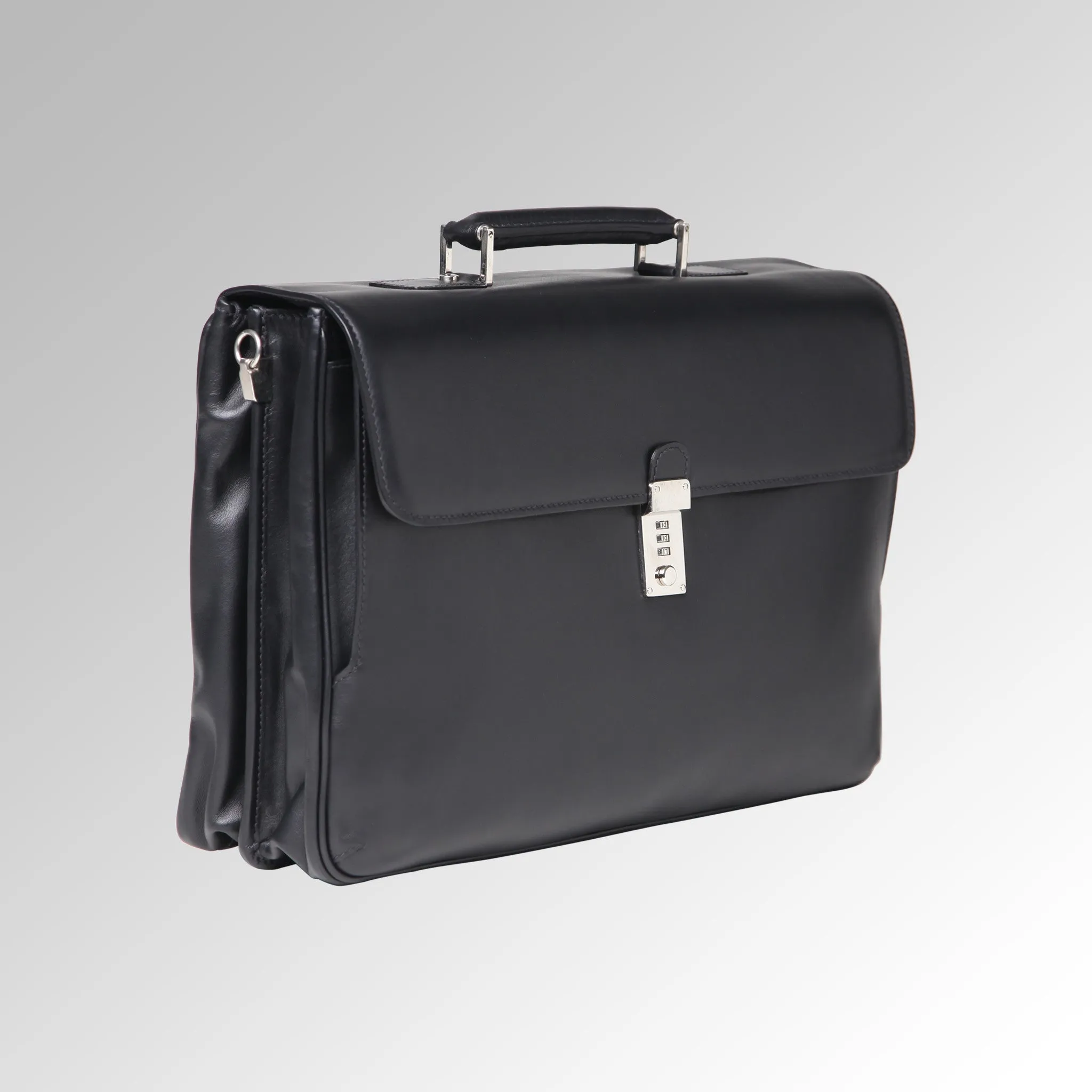 CASHMERE FLAP BRIEFCASE