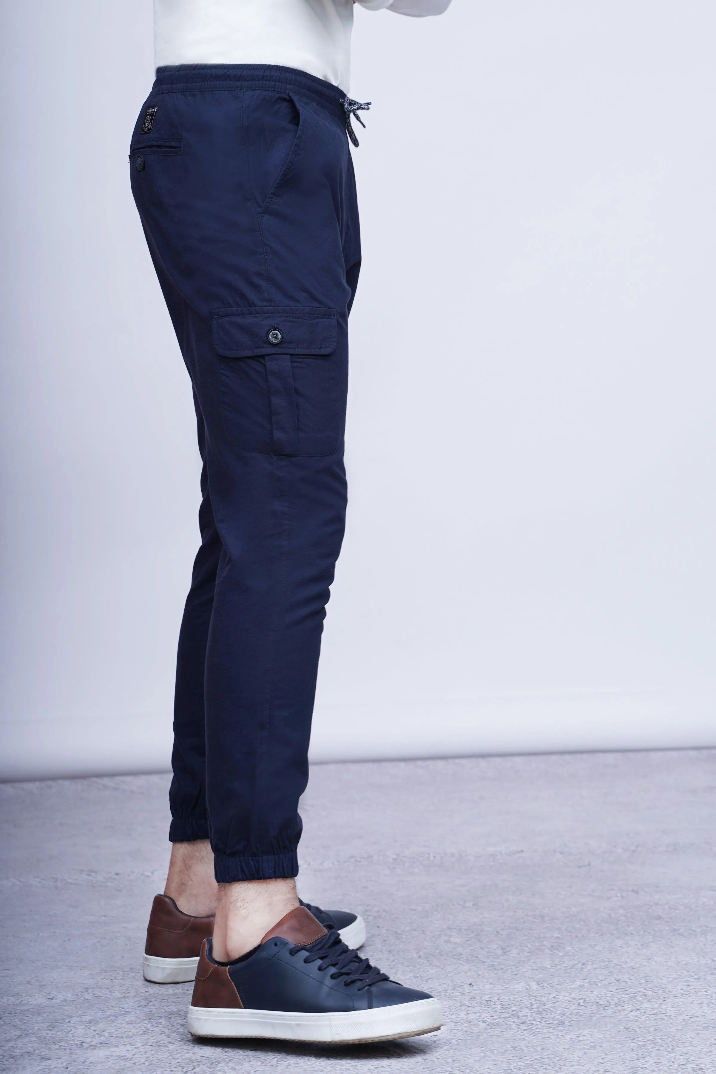 CASUAL JOGGER TROUSER NAVY