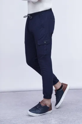 CASUAL JOGGER TROUSER NAVY