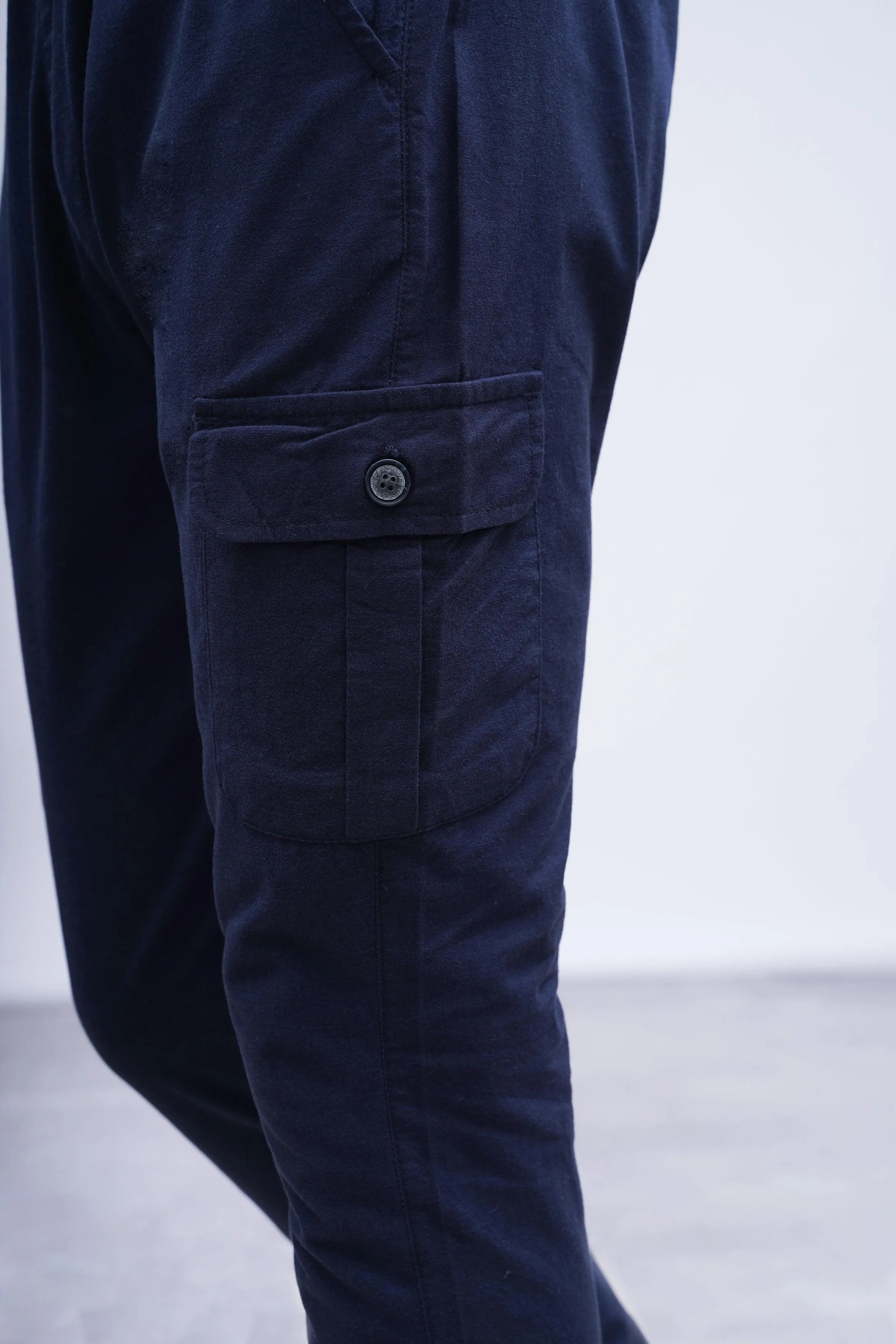 CASUAL JOGGER TROUSER NAVY