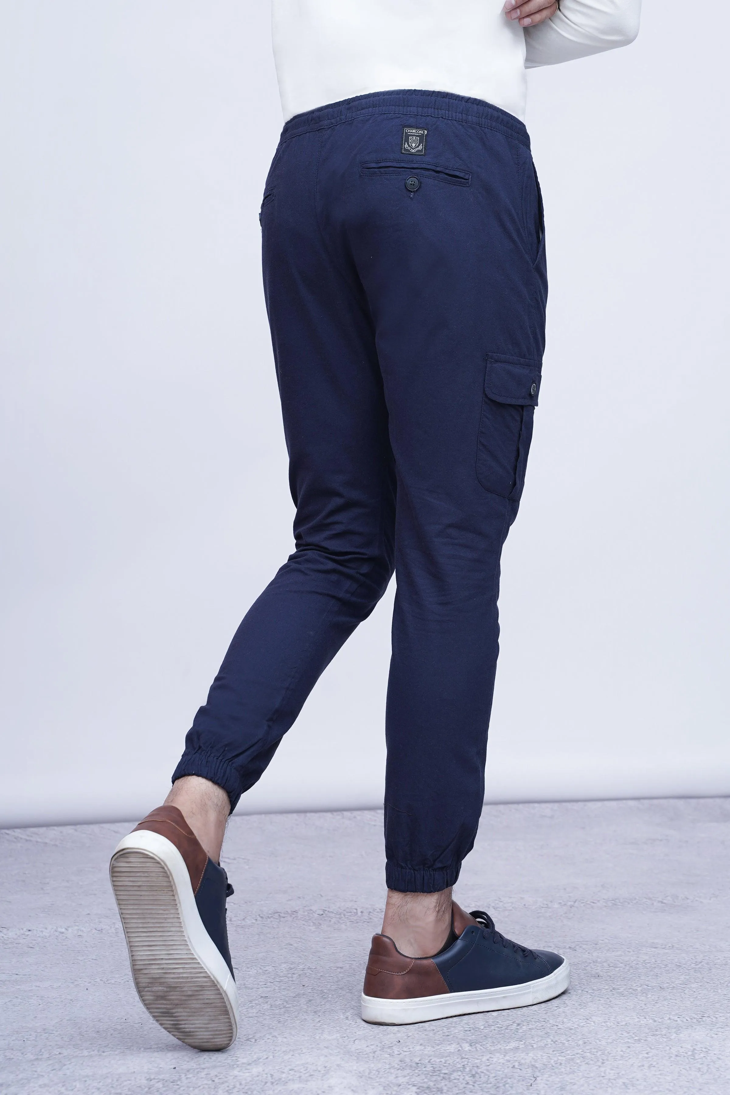 CASUAL JOGGER TROUSER NAVY