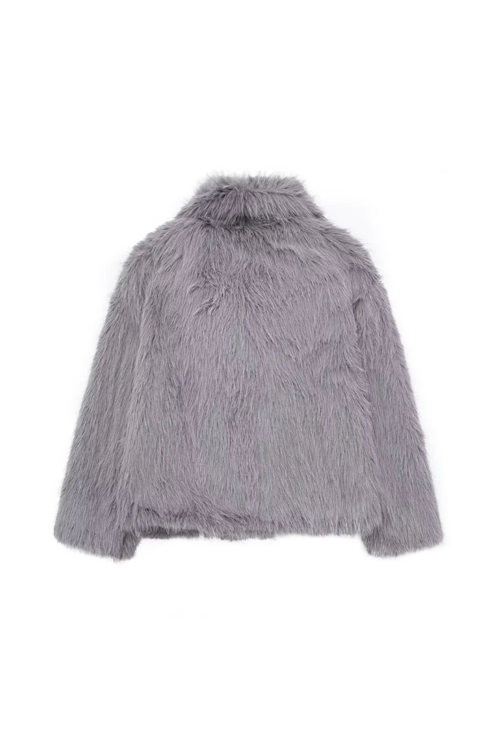 'Chloe' Faux Fur-Effect Short Jacket