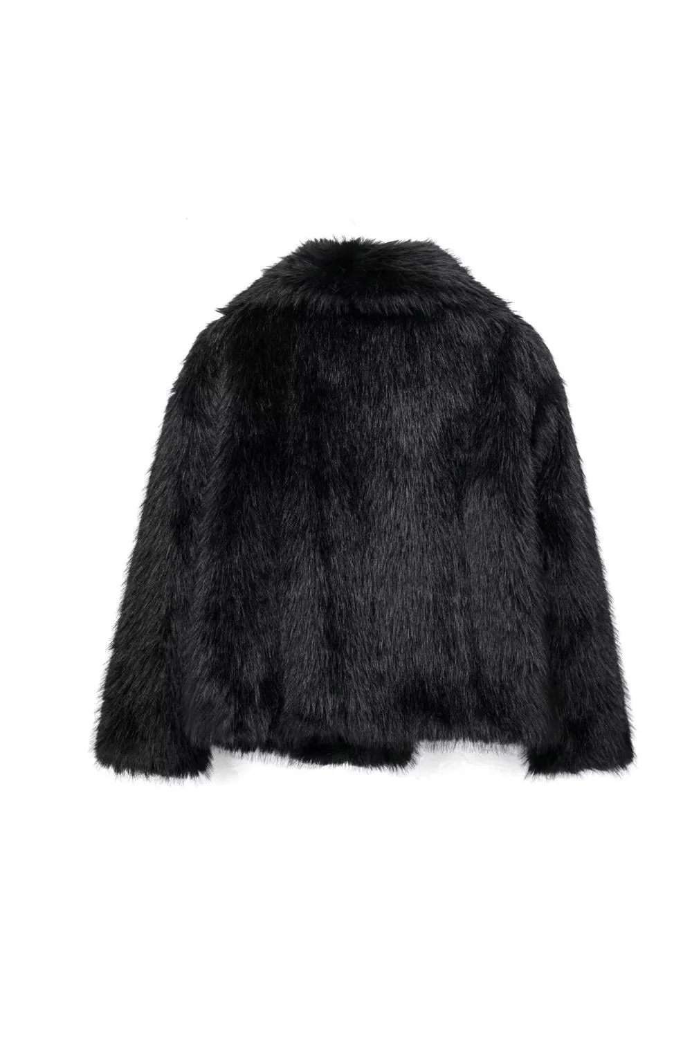 'Chloe' Faux Fur-Effect Short Jacket