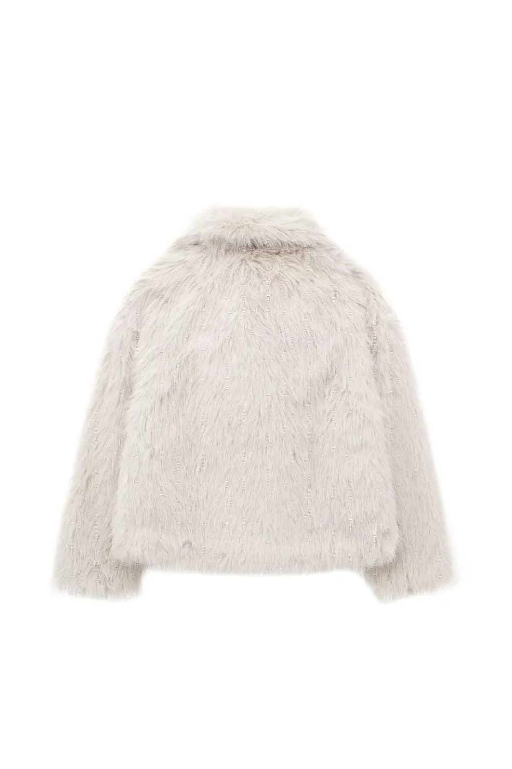 'Chloe' Faux Fur-Effect Short Jacket