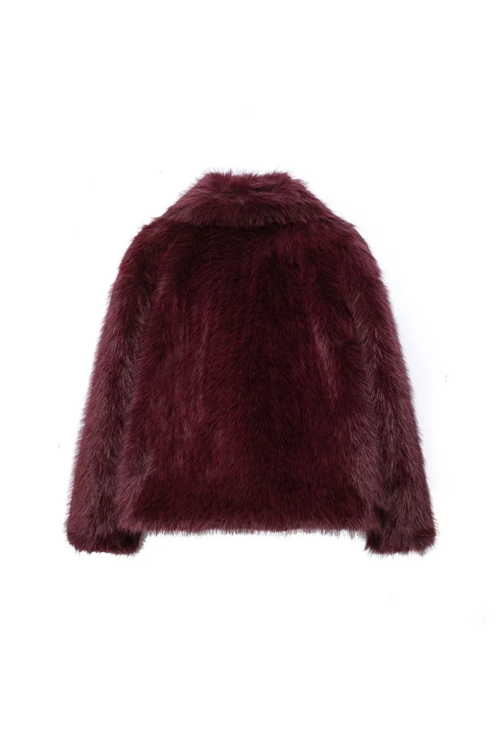 'Chloe' Faux Fur-Effect Short Jacket