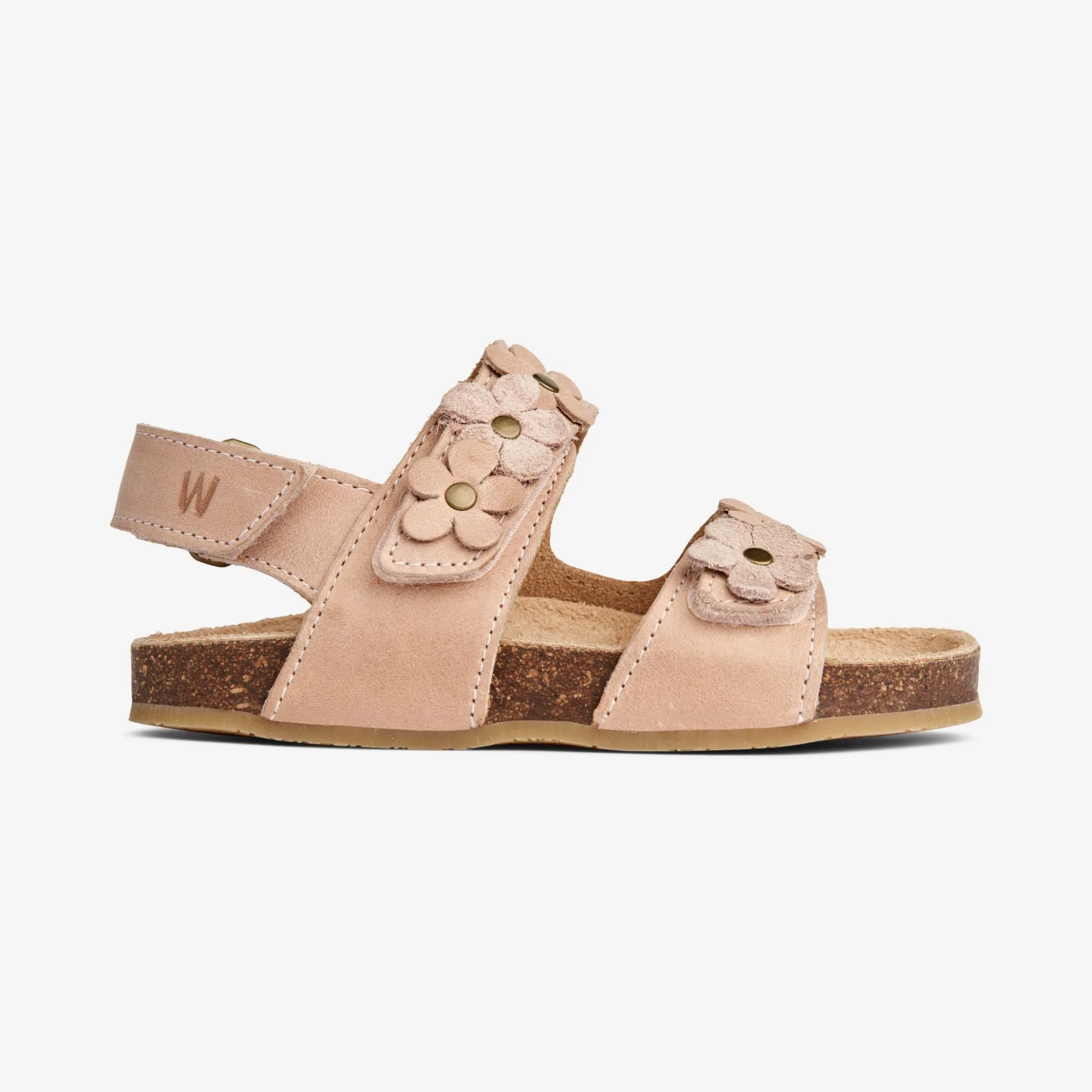 Clare Flower Sandal - beige rose