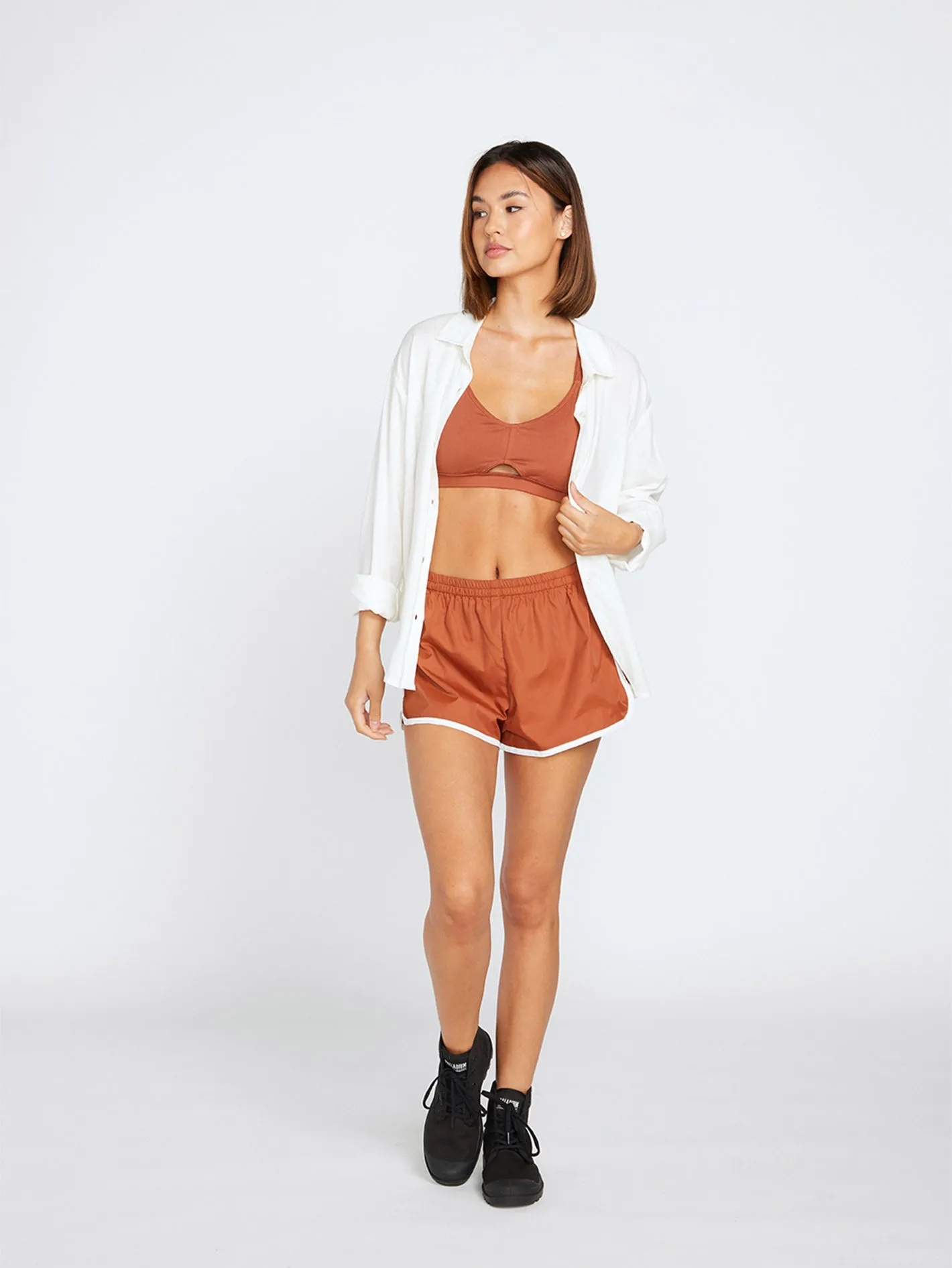 Coco Ho Runner Short - DARK CLAY