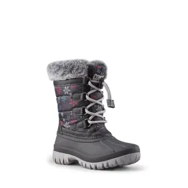 Cougar Carly Kid's Black Nylon Winter Boot