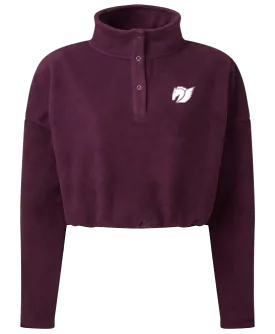 Cropped Fleece - Mulberry