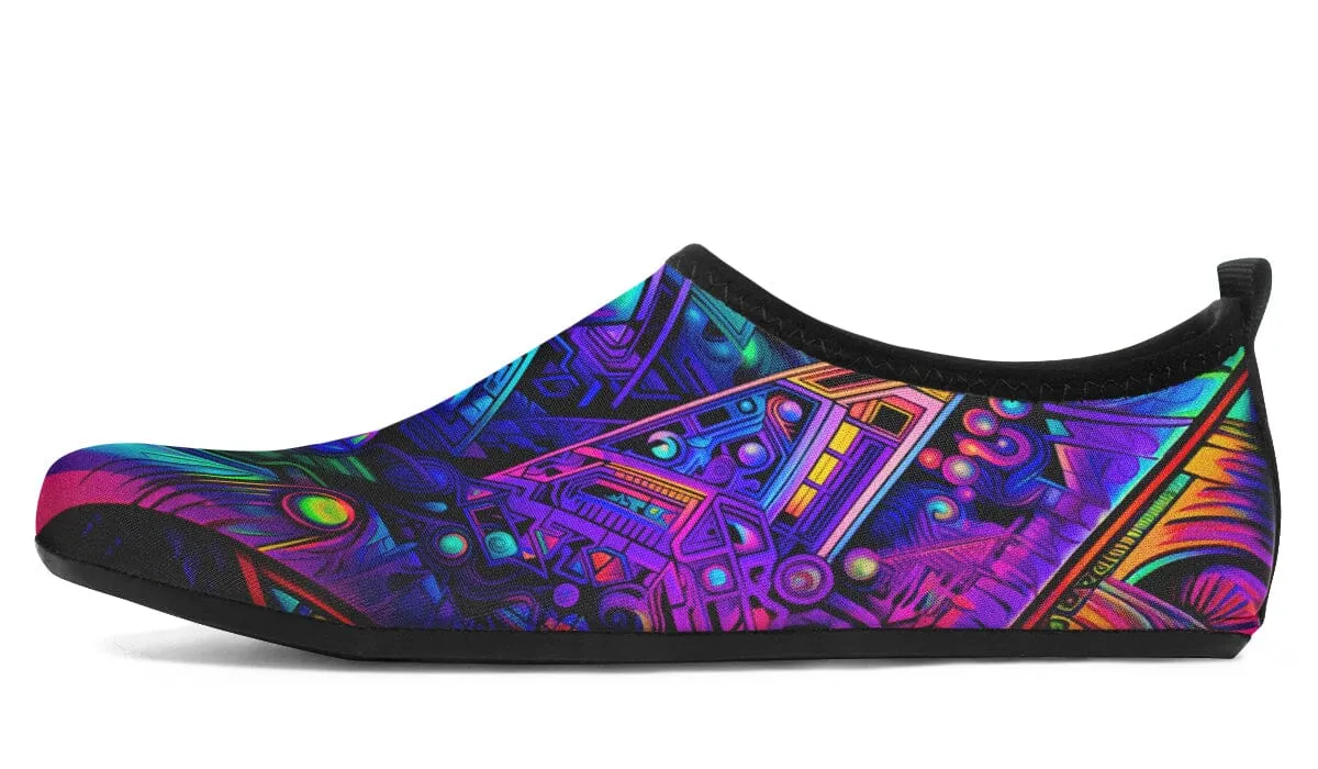 Cyber Cyan Barefoot Shoes